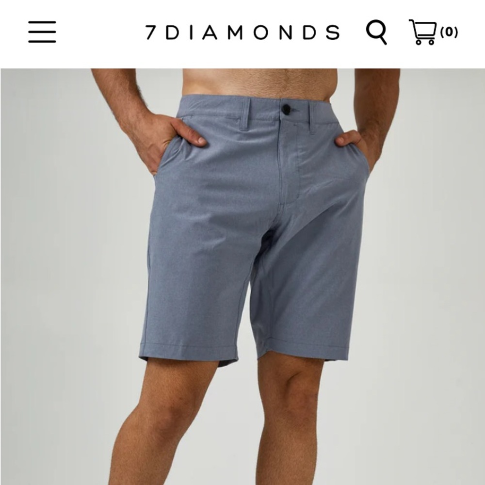 7 Diamonds Golf Short. BRAND NEW. NEVER WORN